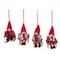 Northlight Holiday Kids on Sleds Christmas Ornaments - 4" - Set of 4